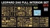 Rye Field Model 5093 LEOPARD 2A6 FULL INTERIOR SET 1/35